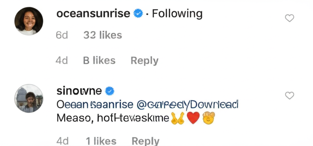 Avaliação positiva no Instagram